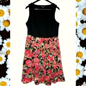 F21 plus size midi dress bows down back 2x